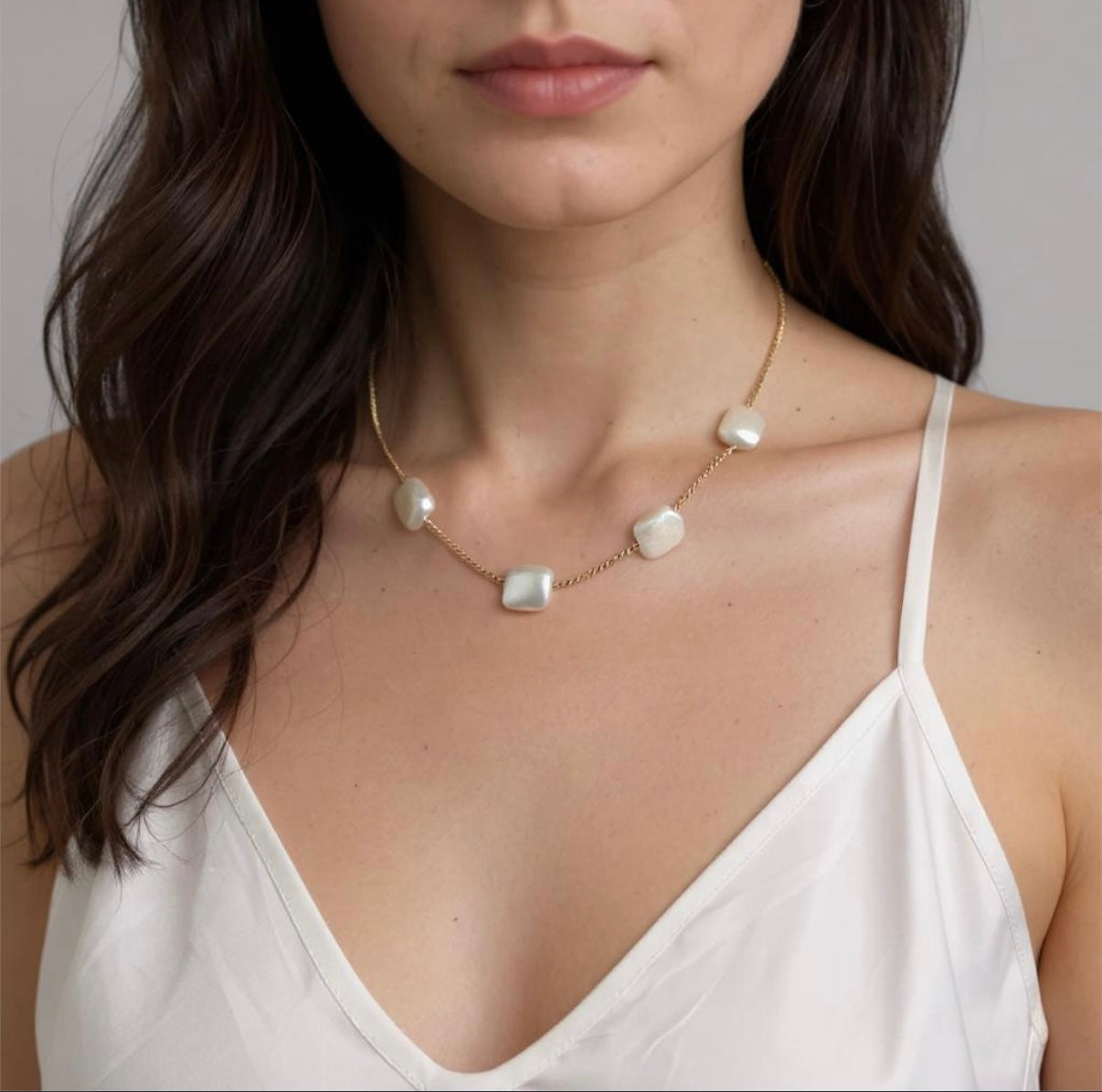 Darcy Keshi Pearl Choker