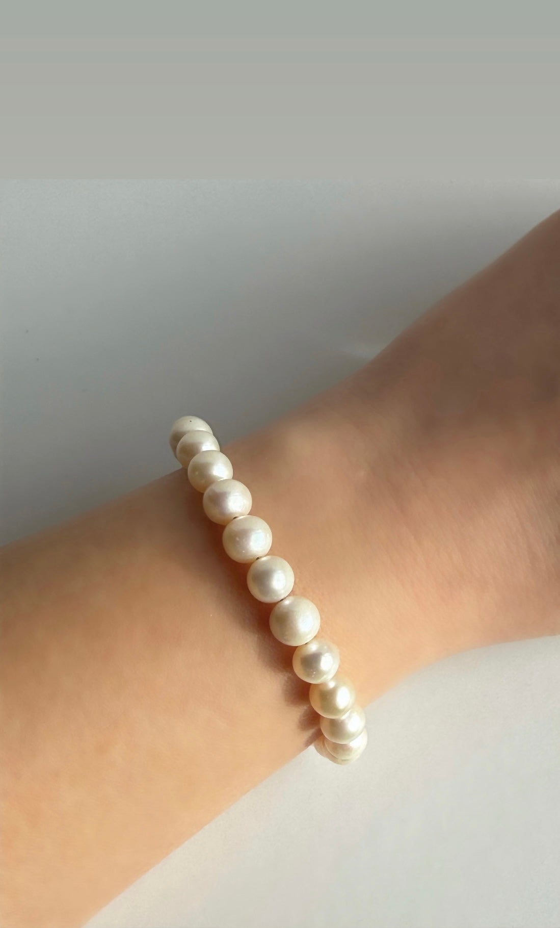 Alyssa Chunky Round Pearl Bracelet