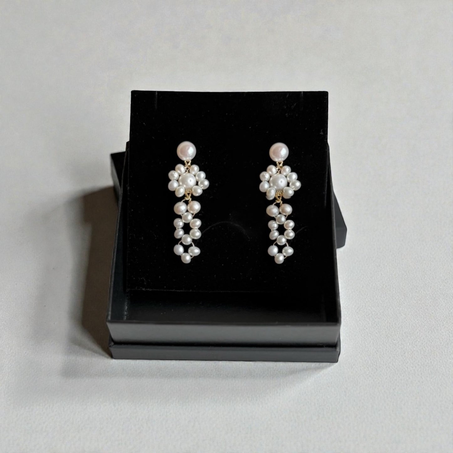 Romy Pearl cluster Earrings