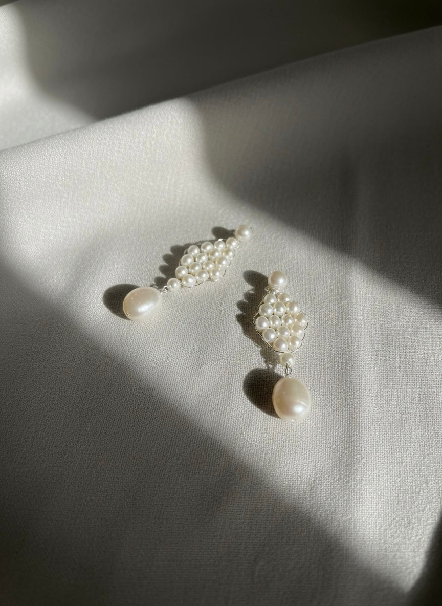 Zahara Pearl Drop Earrings