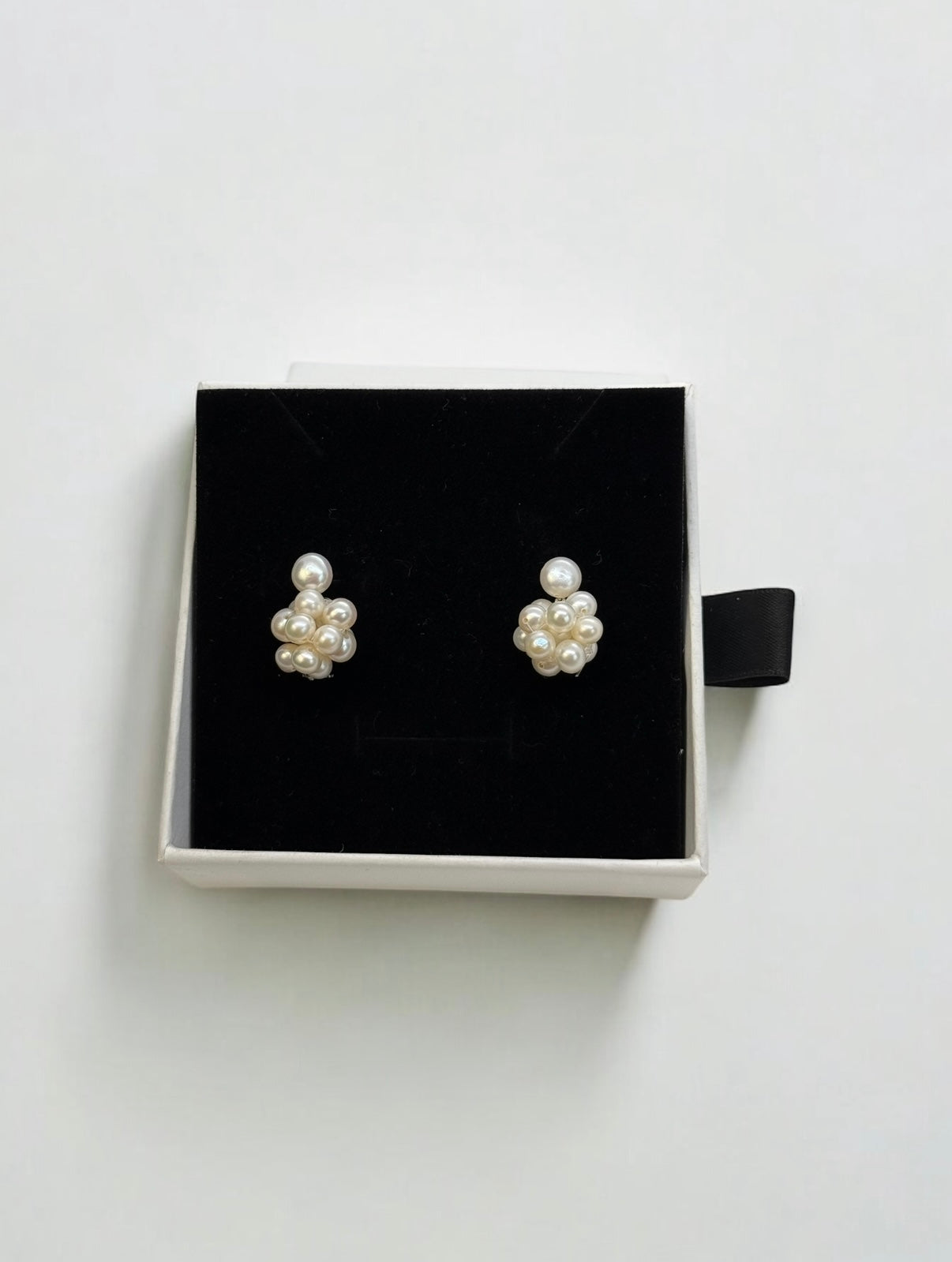 Lucia Pearl Cluster Earrings