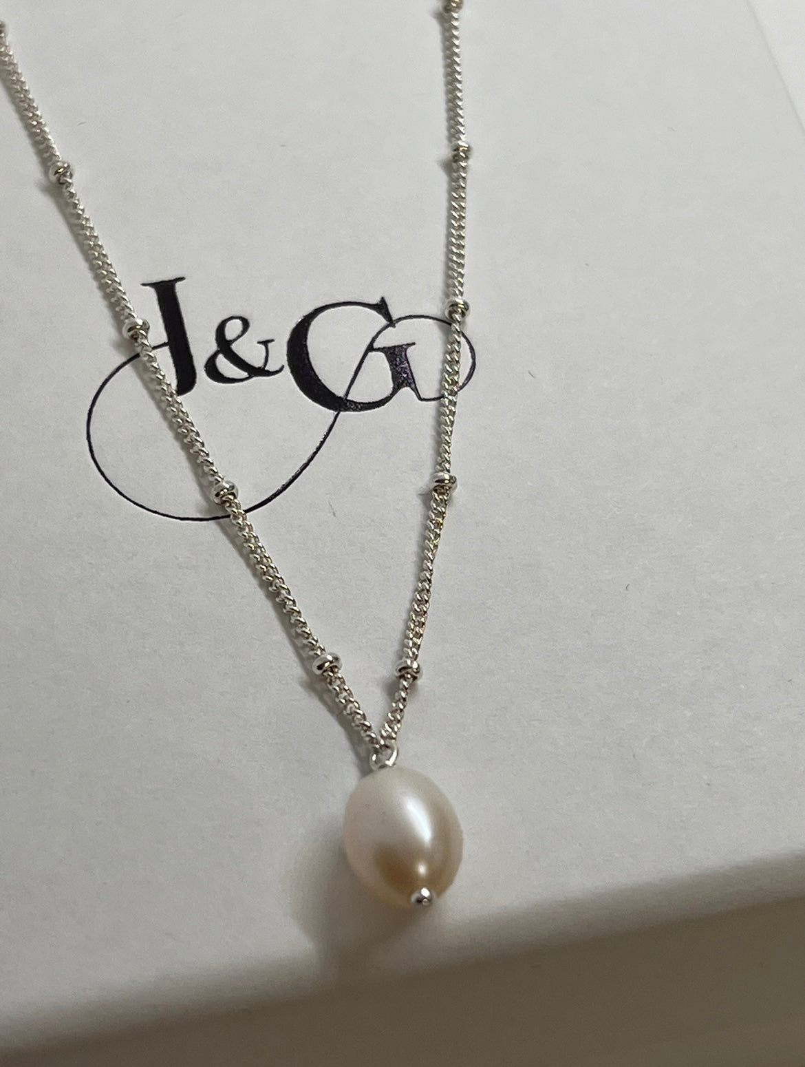 Serenity Sterling Silver Satellite Pearl Necklace