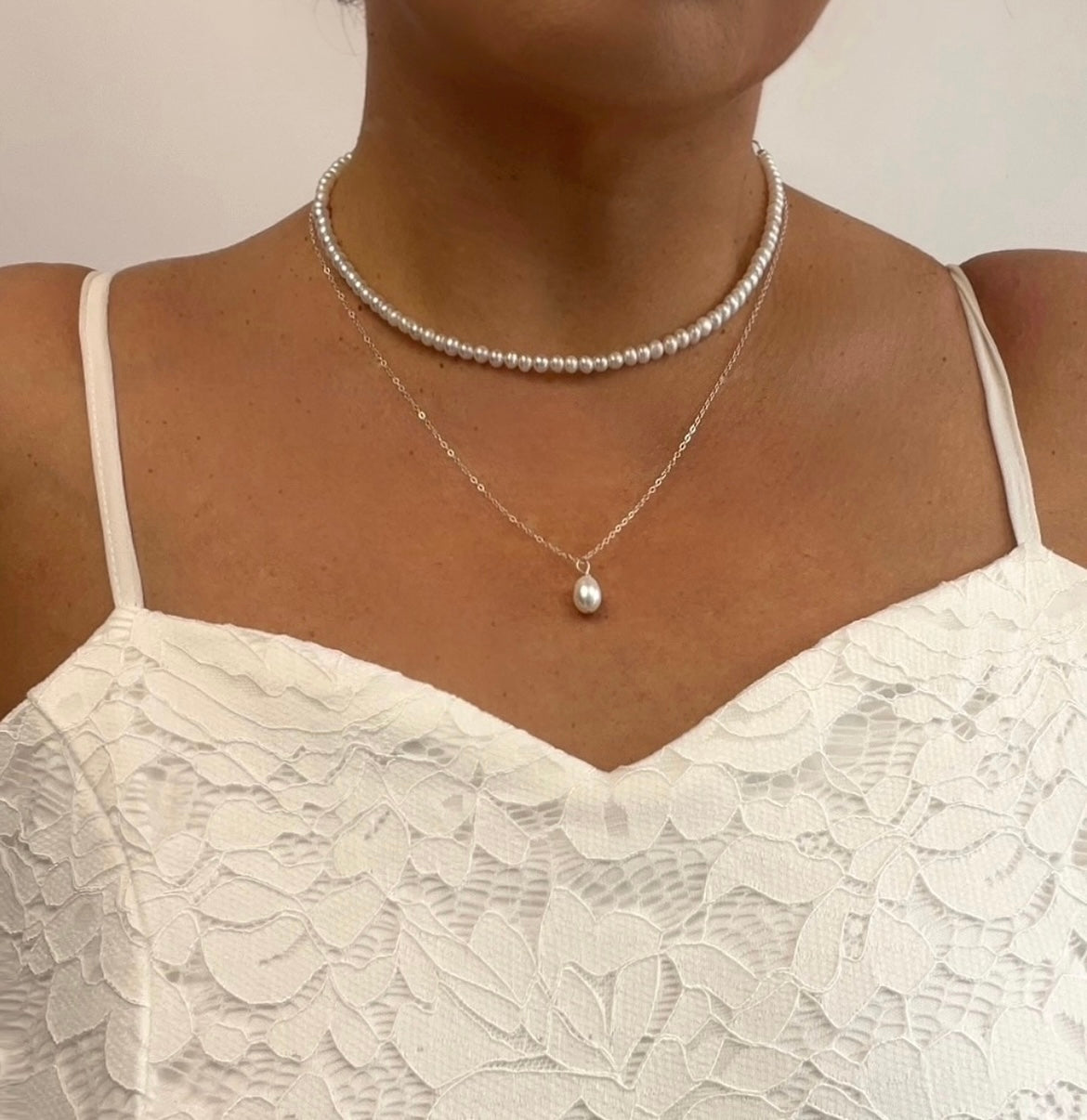 Lorelei Double Layered Freshwater Pearl Necklace