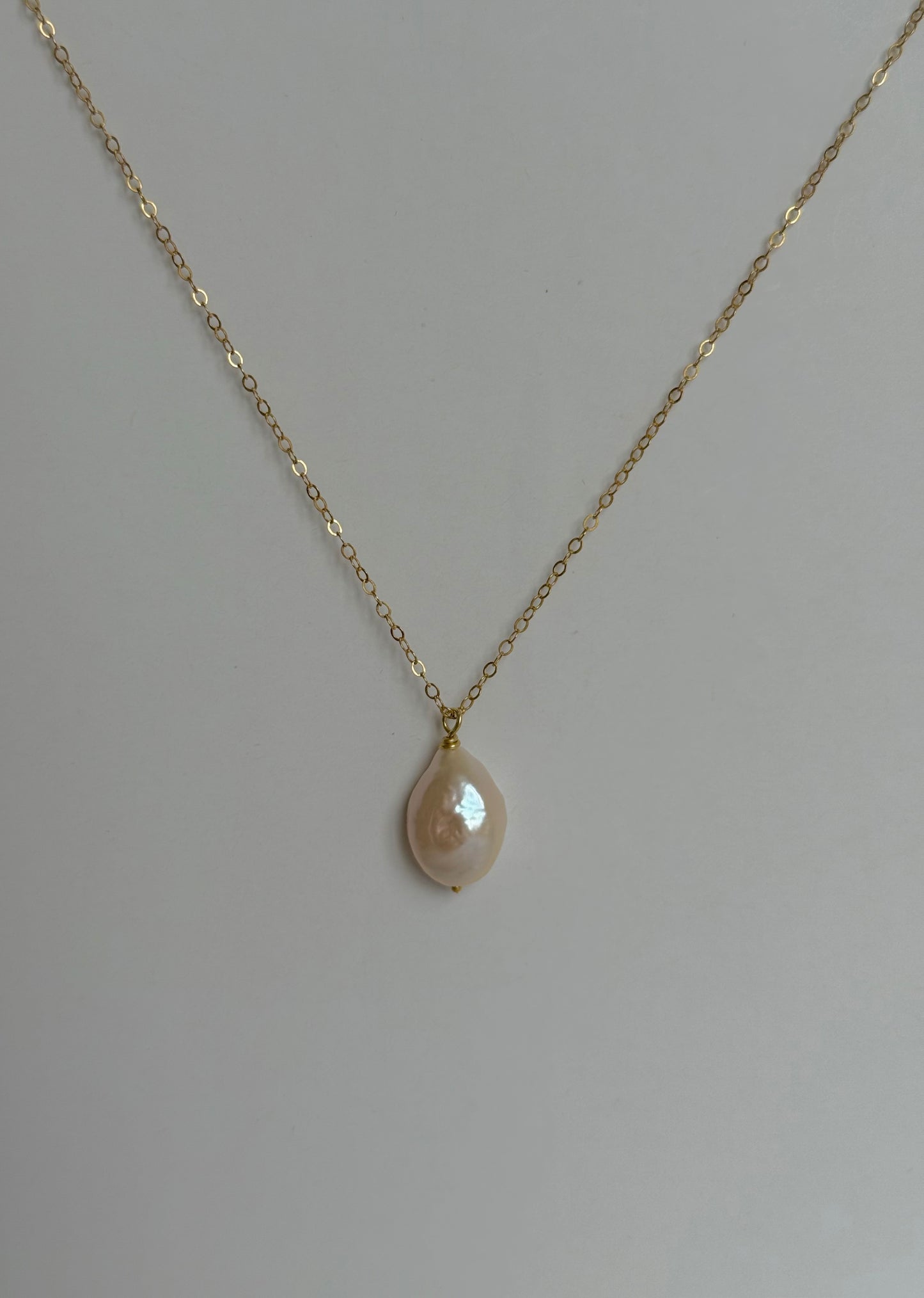 Imogen Baroque Pearl Pendant Necklace
