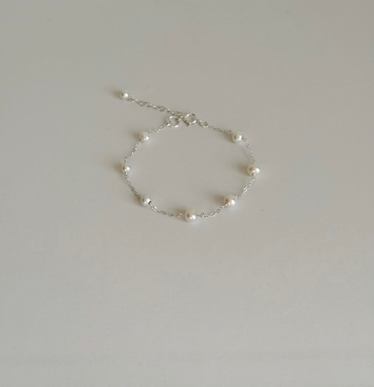 Lisette Pearl & Chain Bracelet