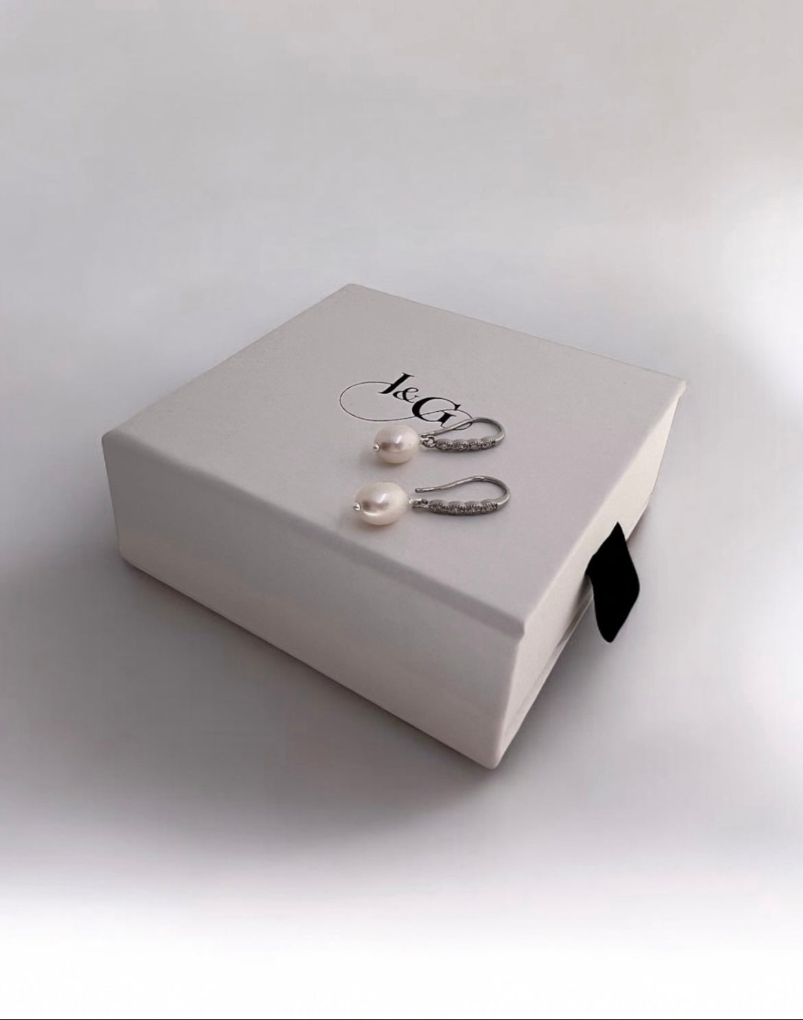 Florence French Hook Pearl Drop Earrings
