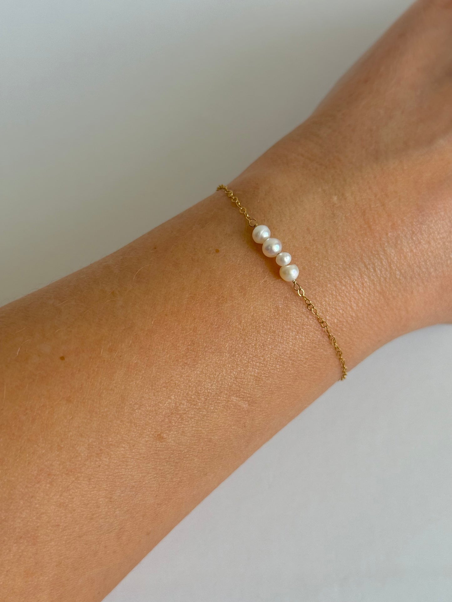 Eleri Pearl Bat Layering Bracelet