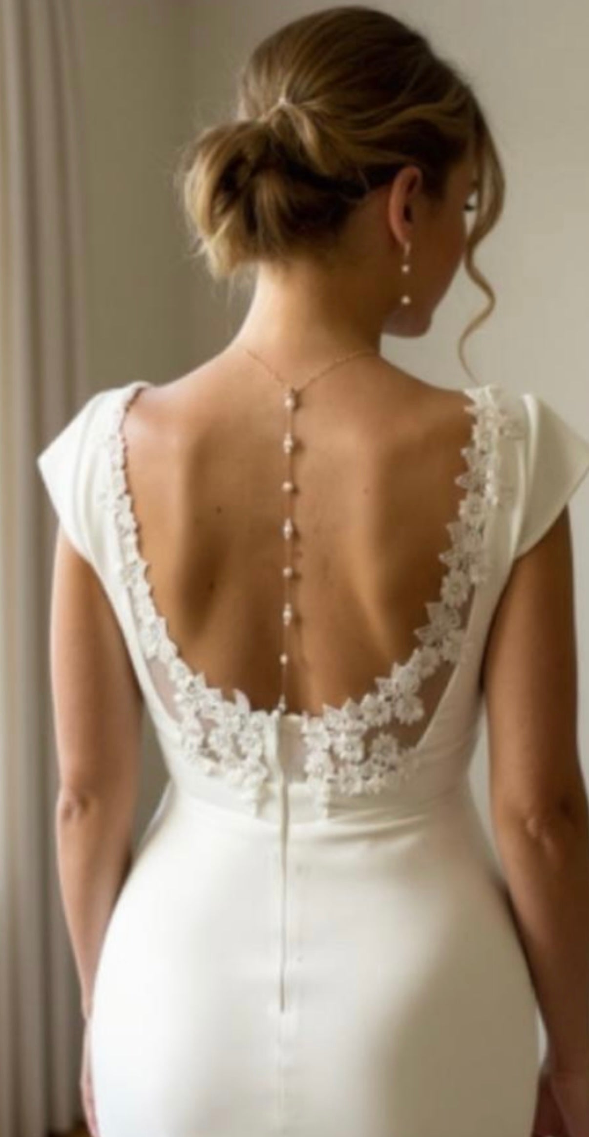 Gracie Freshwater Round Pearl Backlace