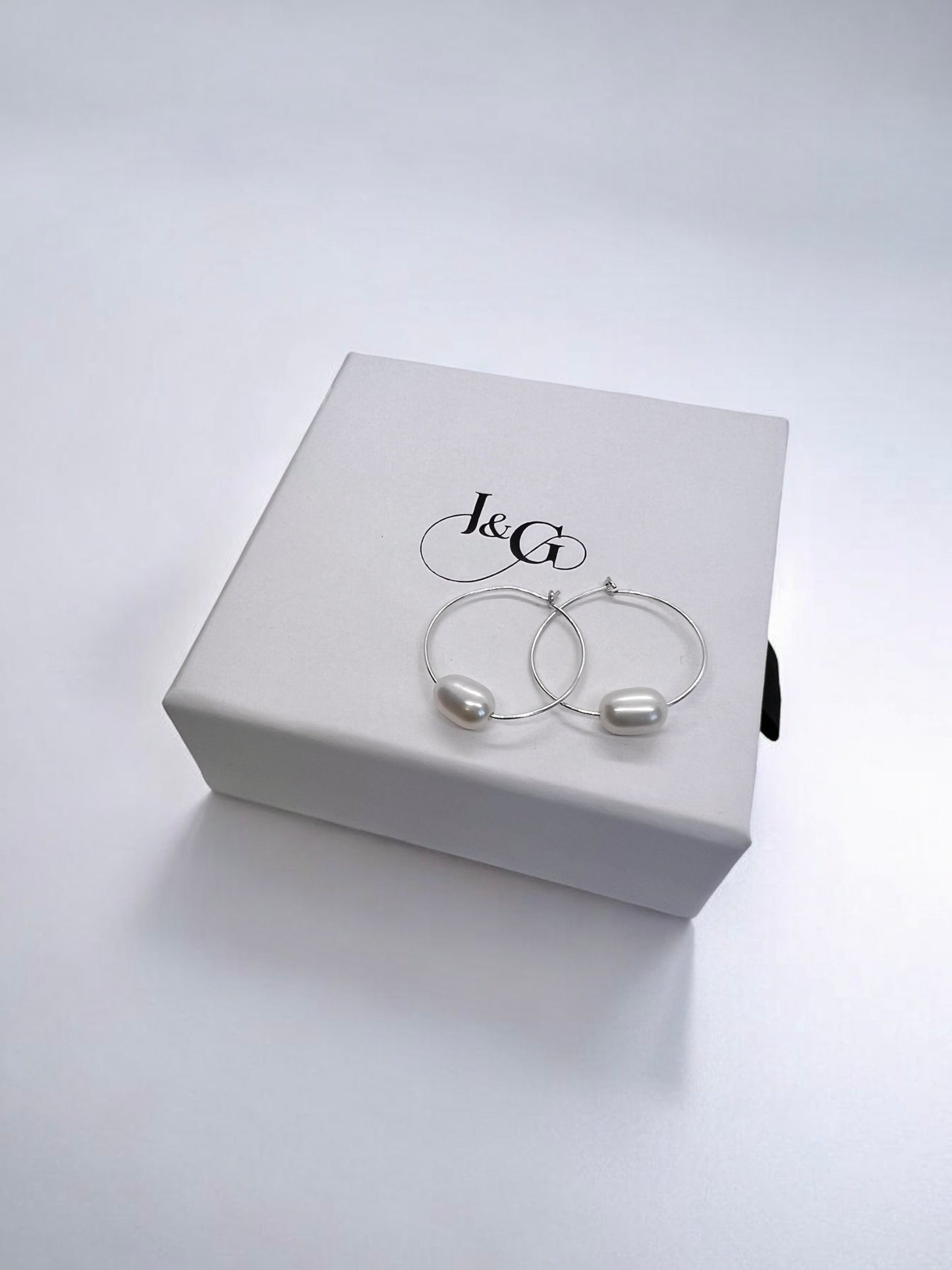 Francesca baroque pearl beaded hoops