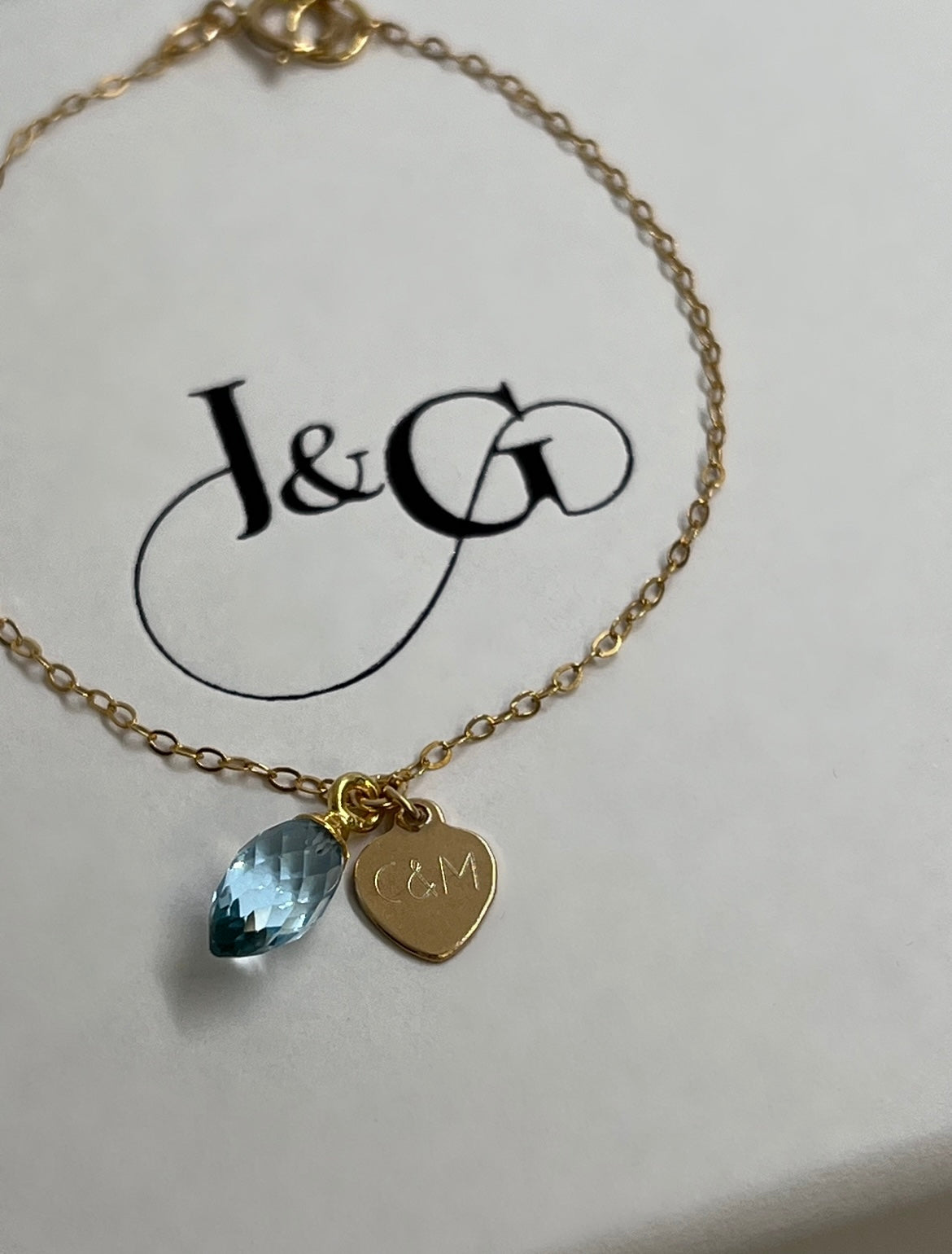 Bluebell Personalised Charm Bracelet