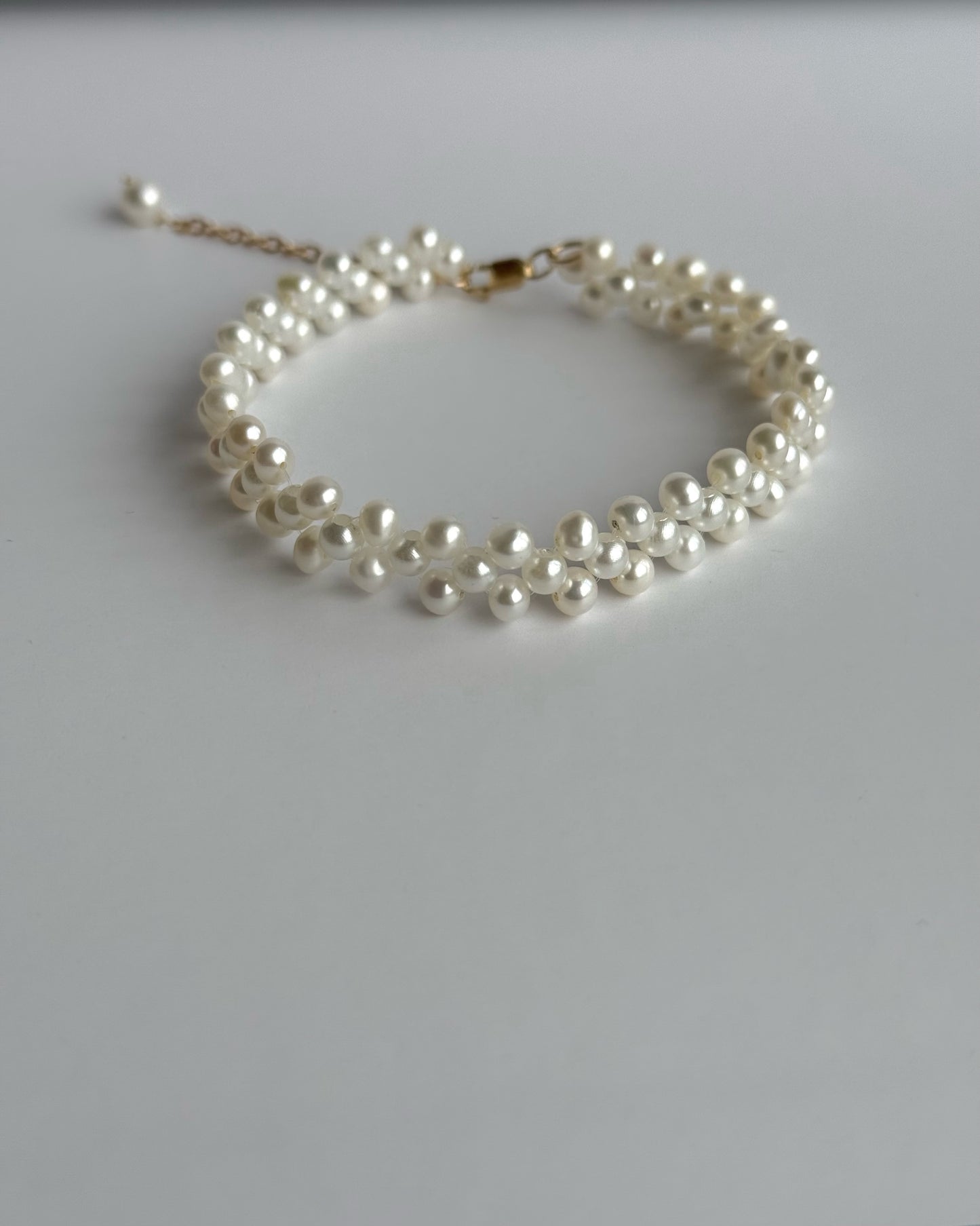 Lucia Pearl Cluster Bracelet