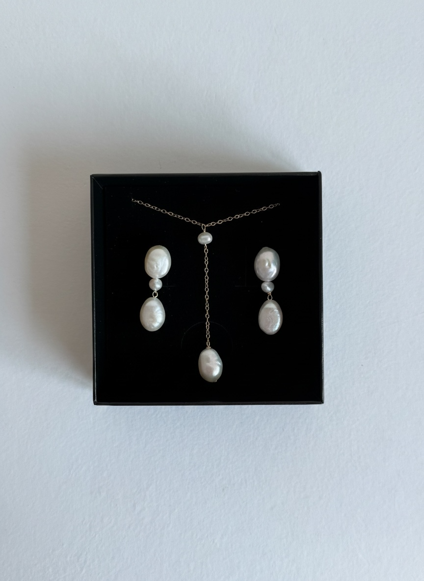Amara Baroque Pearl Set