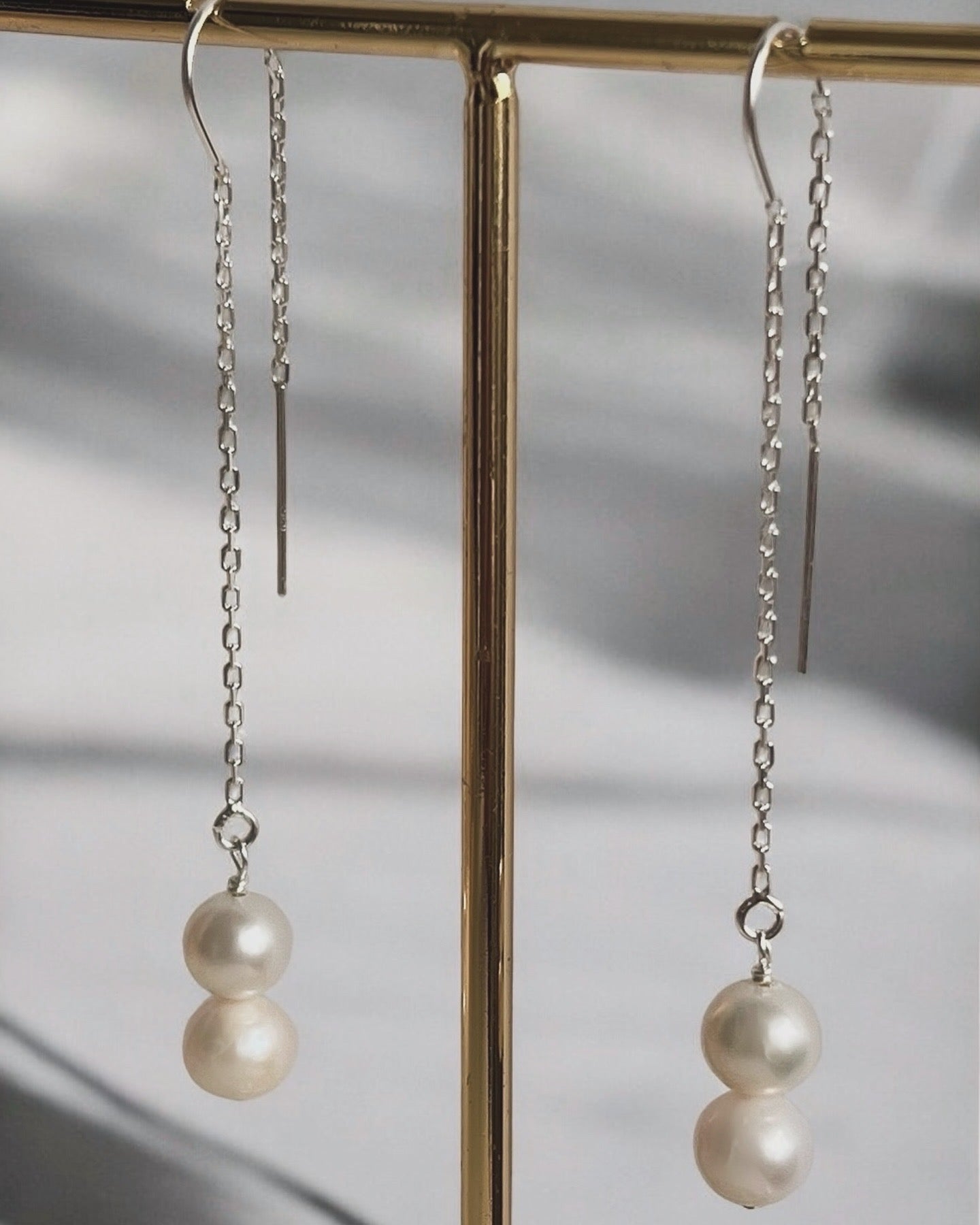 Elodie Sterling Silver Threader Earrings