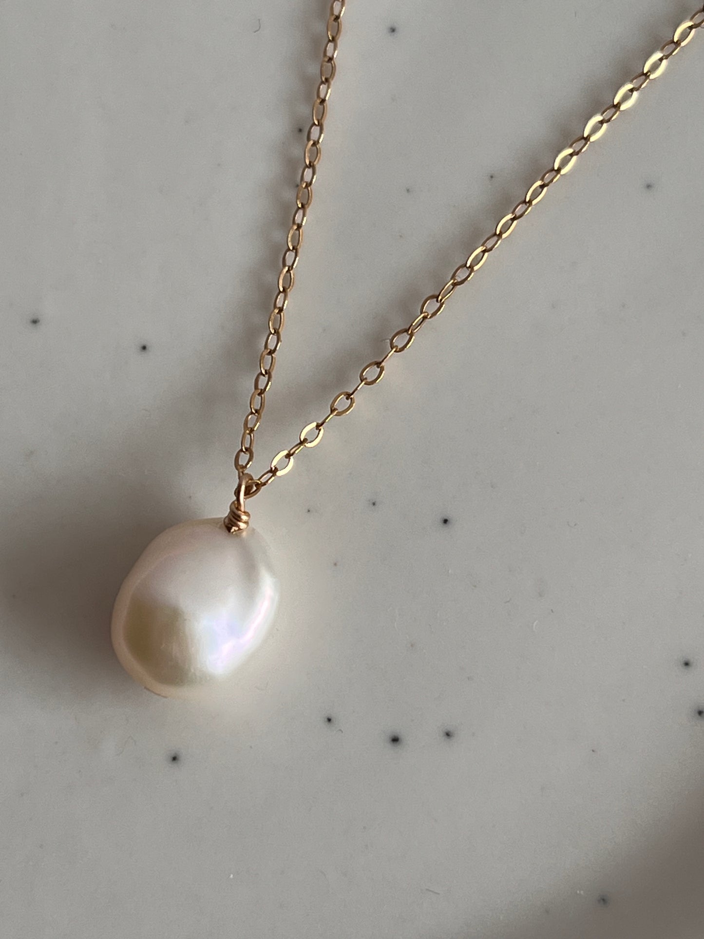 Laila Baroque Pearl Pendant Necklace