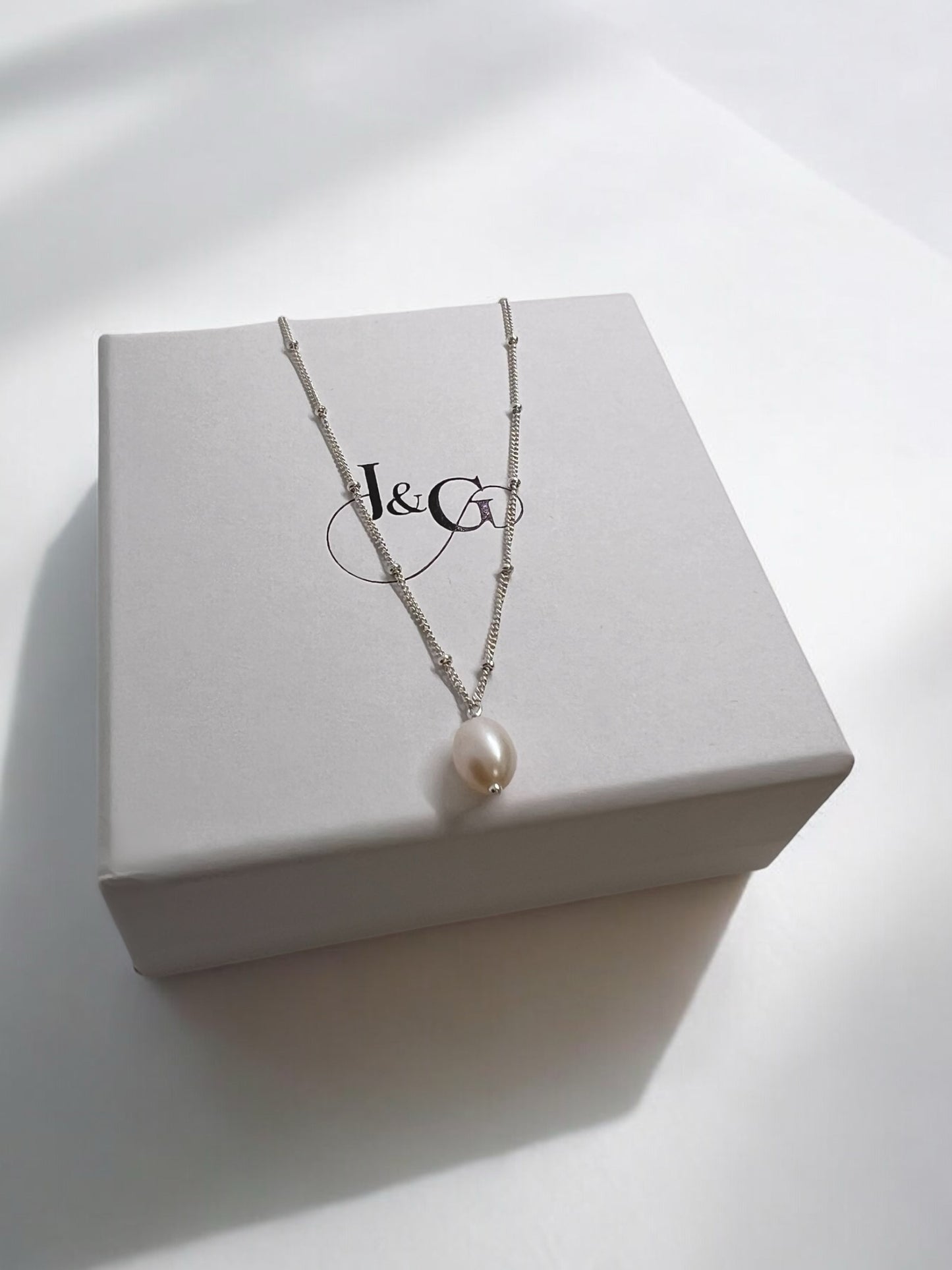 Serenity Sterling Silver Satellite Pearl Necklace