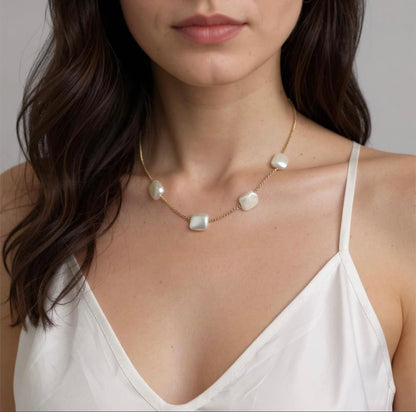 Darcy Keshi Pearl Choker