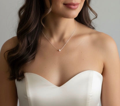 Tess Round Pearl Necklace