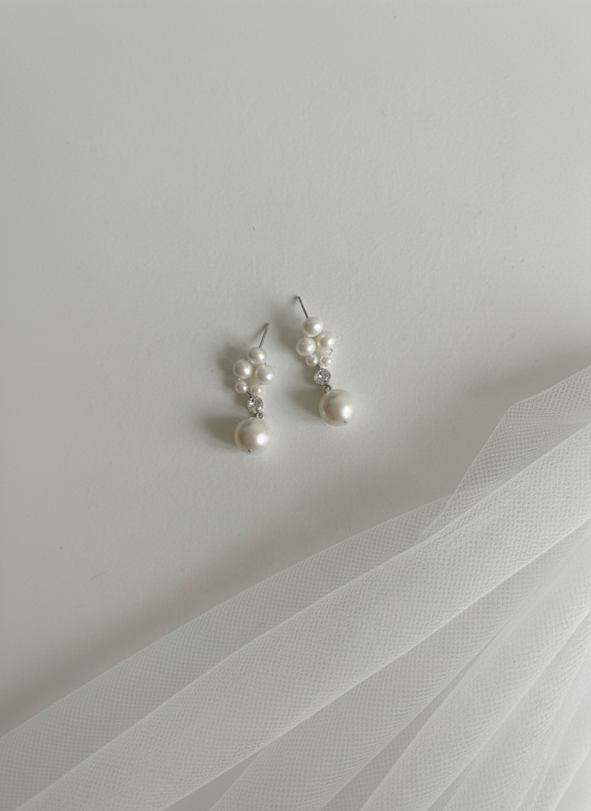 Juliette Pearl Cubic Zirconia Earrings