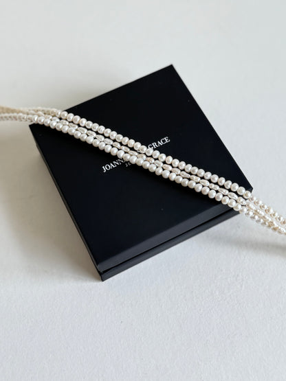 Anaïs Three Strand Pearl Choker
