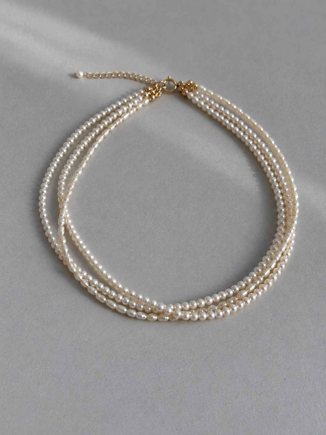 Anaïs Three Strand Pearl Choker