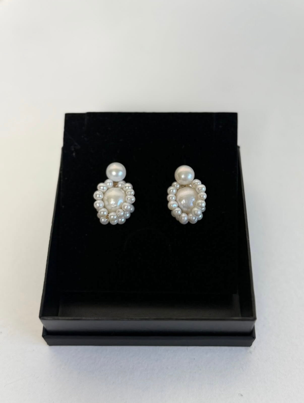 Marielle Pearl Cluster Detachable Earrings