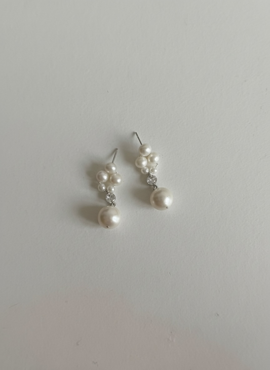 Juliette Pearl Cubic Zirconia Earrings