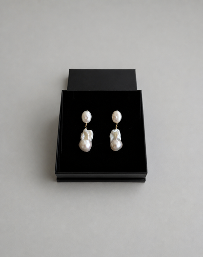 Delphine Pearl Drop Earrings
