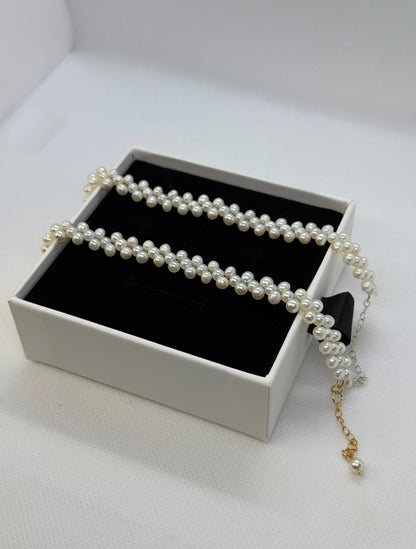 Lucia Pearl Cluster Bracelet
