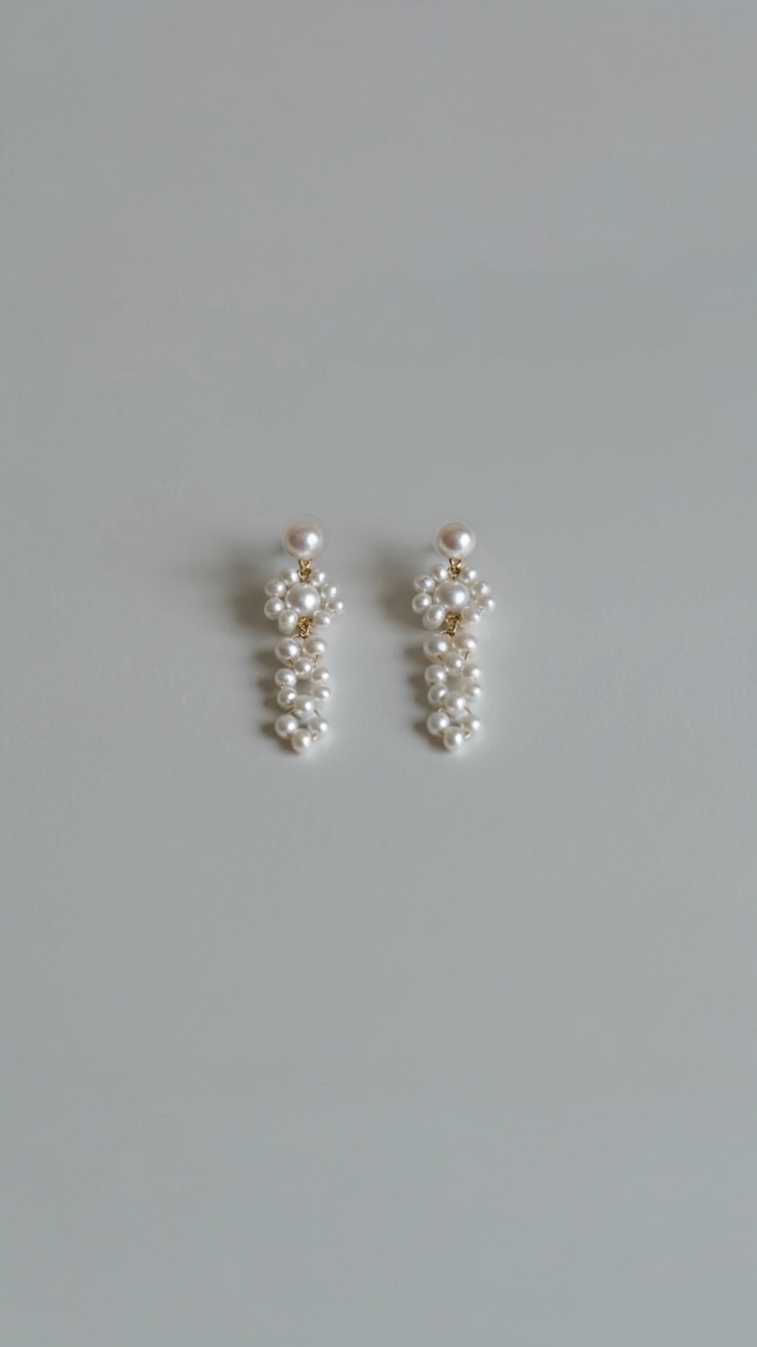 Romy Pearl cluster Earrings