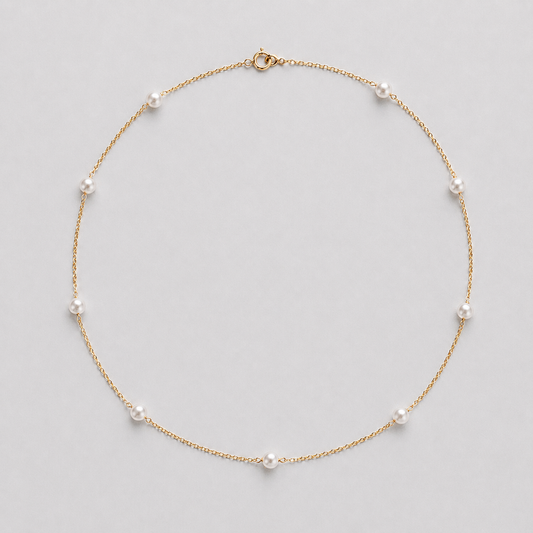 Lisette Pearl Choker Necklace