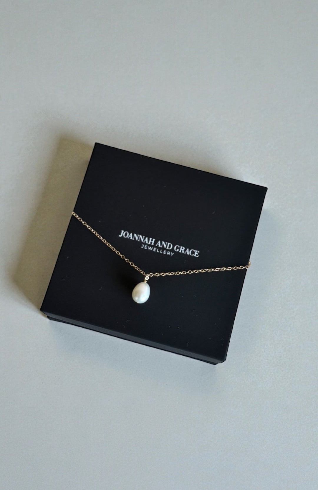 Theodora Teardrop Pearl Pendant Necklace