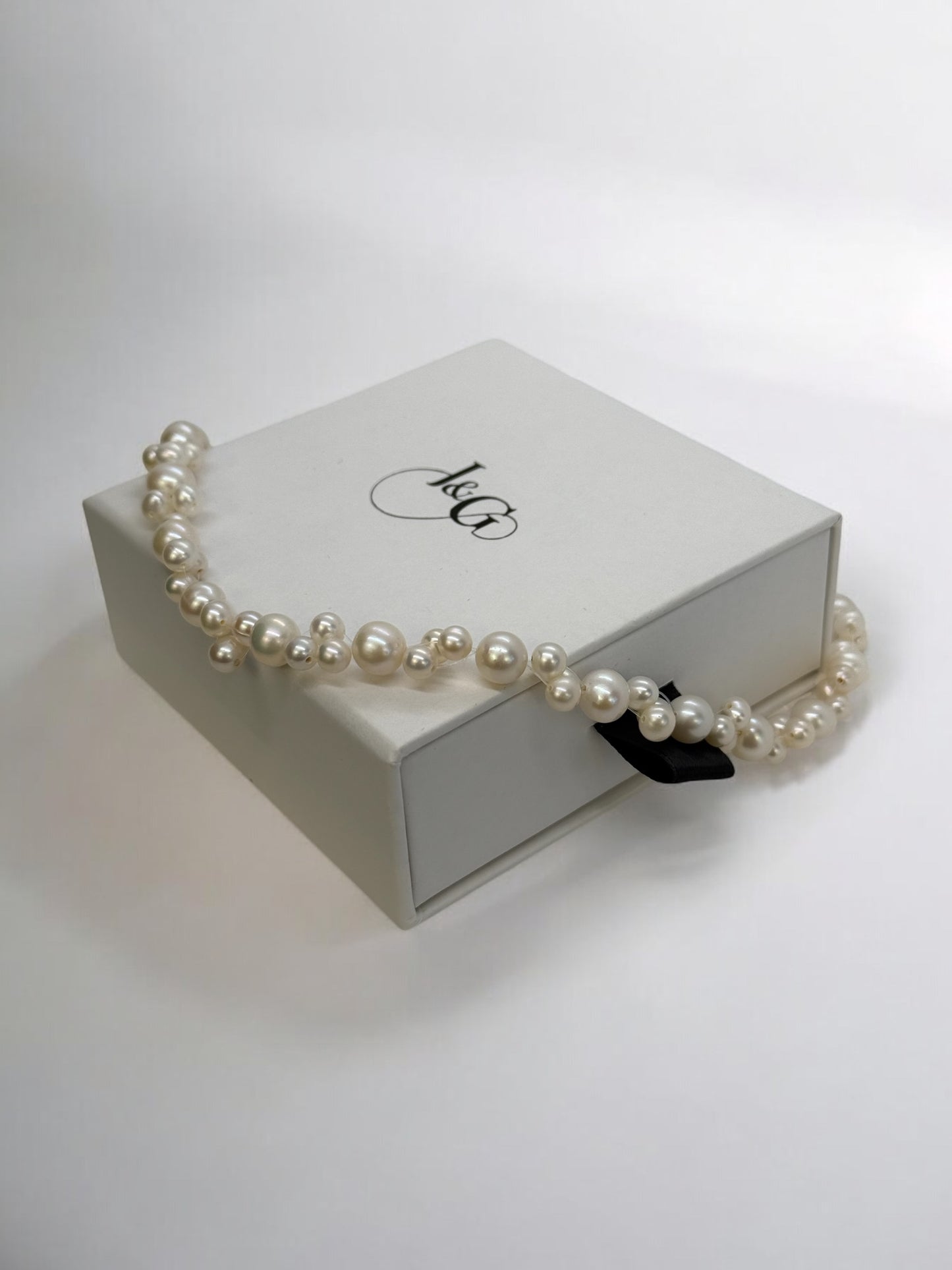 Madelyn 3D Effect Freshwater Pearl Choker